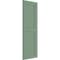 Ekena Millwork True Fit PVC Two Equal Flat Panel Shutters, Track Green, 15W x 59H, PR TFP101FPF15X059TG - alternate 3